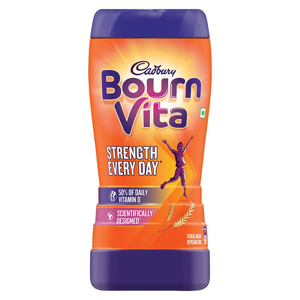 Cadbury Bournvita Chocolate Nutrition Drink, 500 g Jar