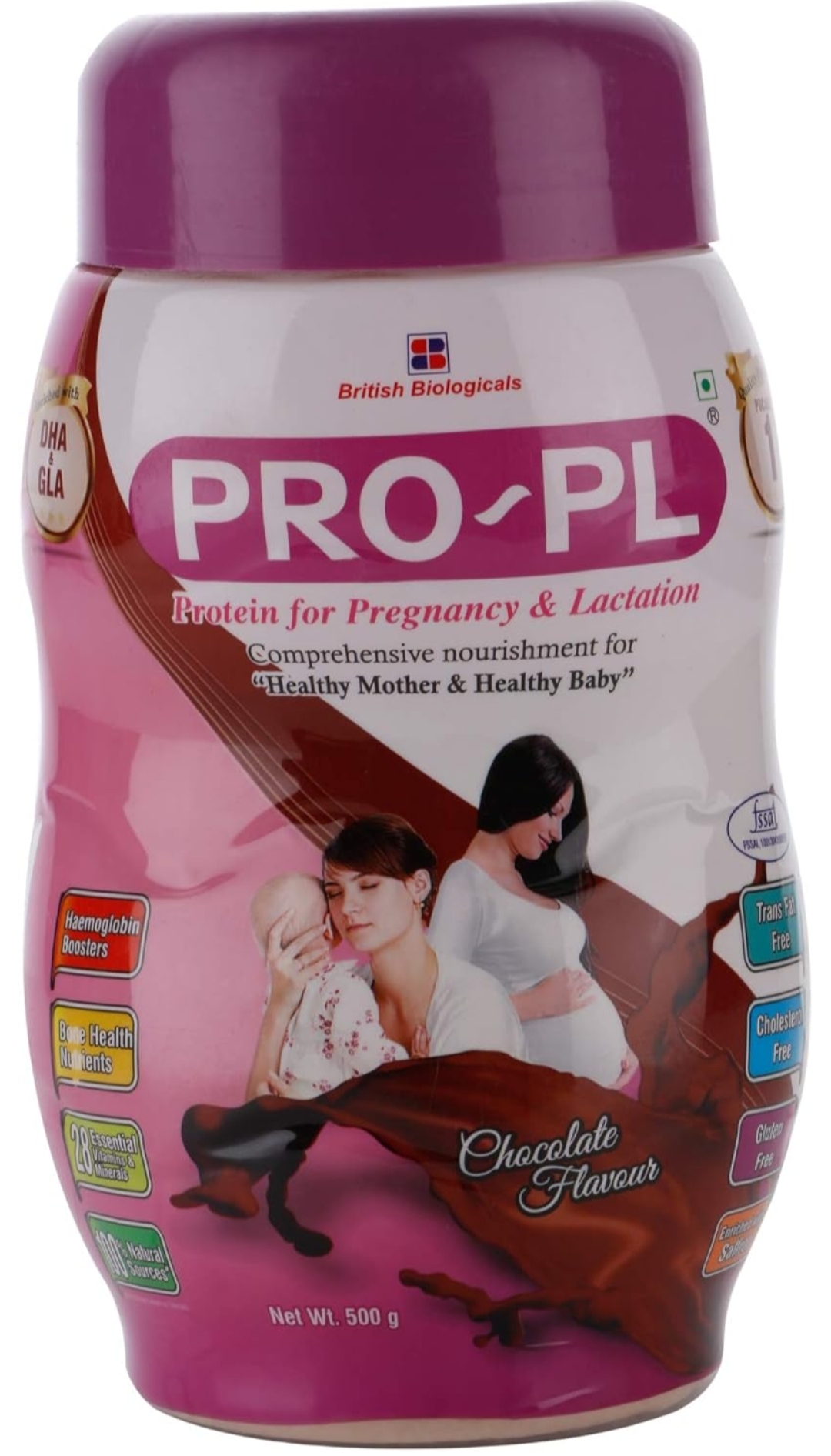 Pro Pl Chocolate Powder 500 Gm