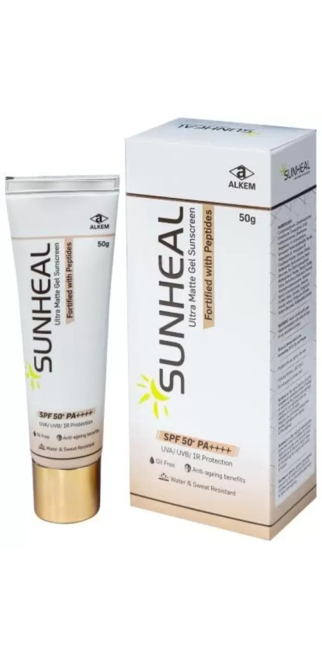 Sunheal Ultra Gel For Matte Gel Sunscreen SPF 50+++, UVA & UVB IR Protection With Anti Aging Benefit