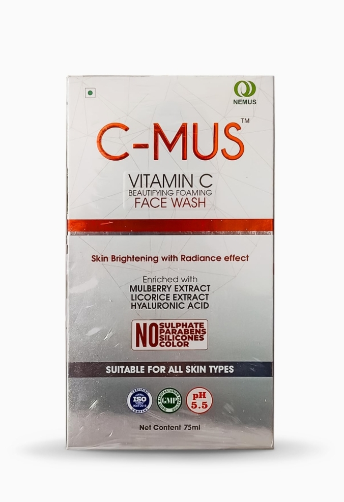 C Mus Vitamin C Beautifying Foaming Face wash 75 ml