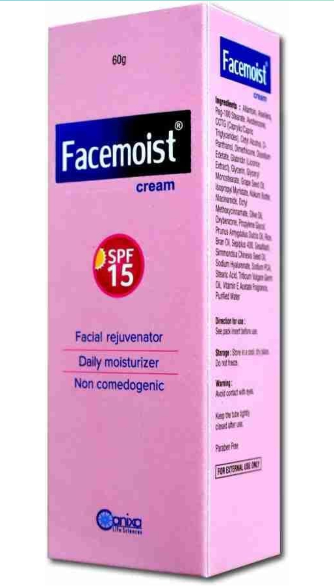 Facemoist Cream SPF 15 60 gm