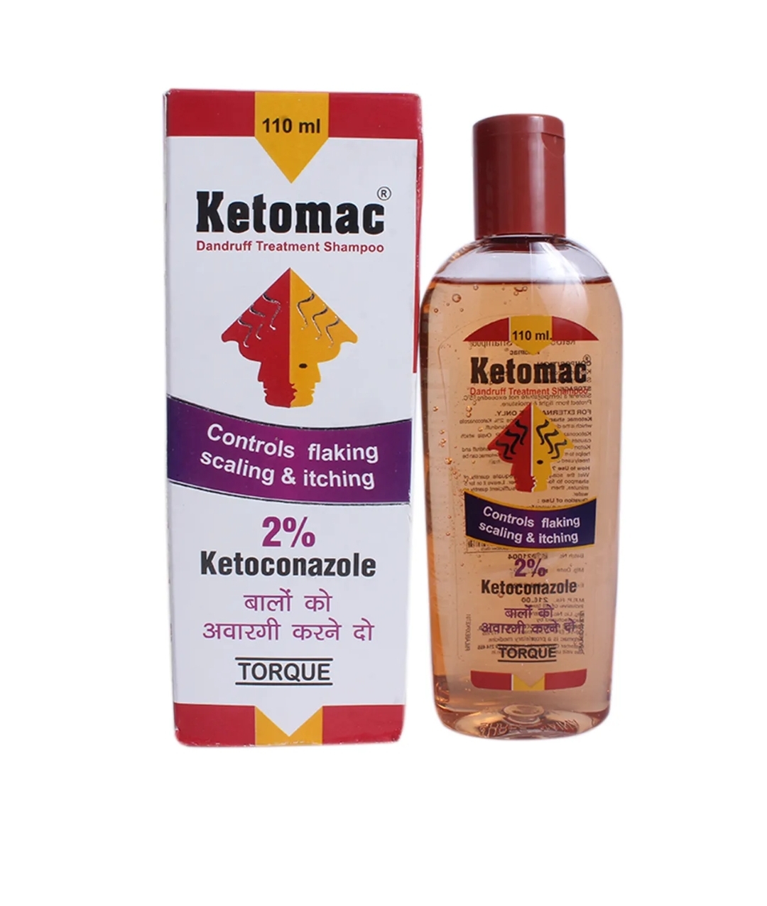 Ketomac 2% Dandruff Treatment Shampoo, 110 ml