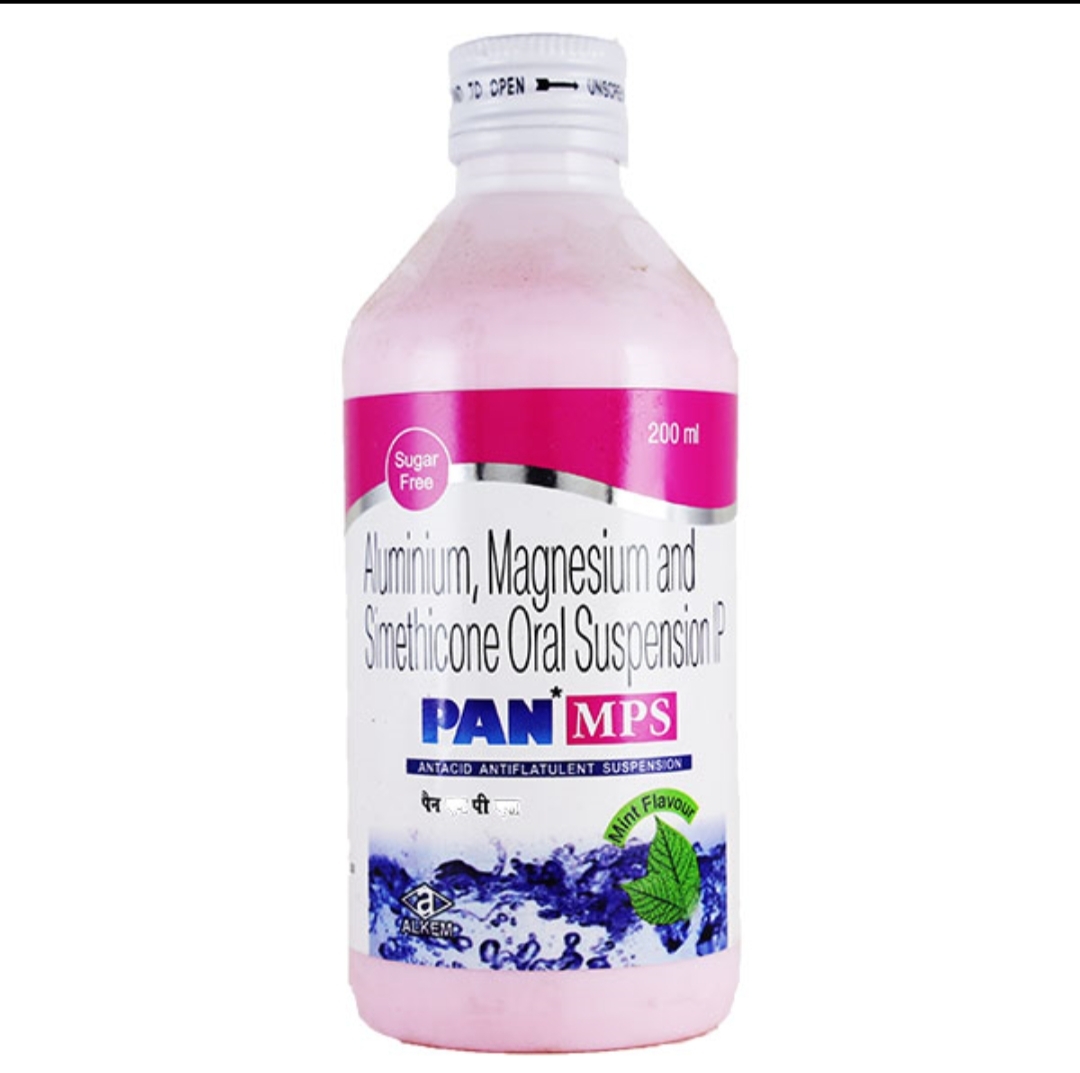 PAN MPS Sugar Free Mint Flavour Oral Suspension 200ml