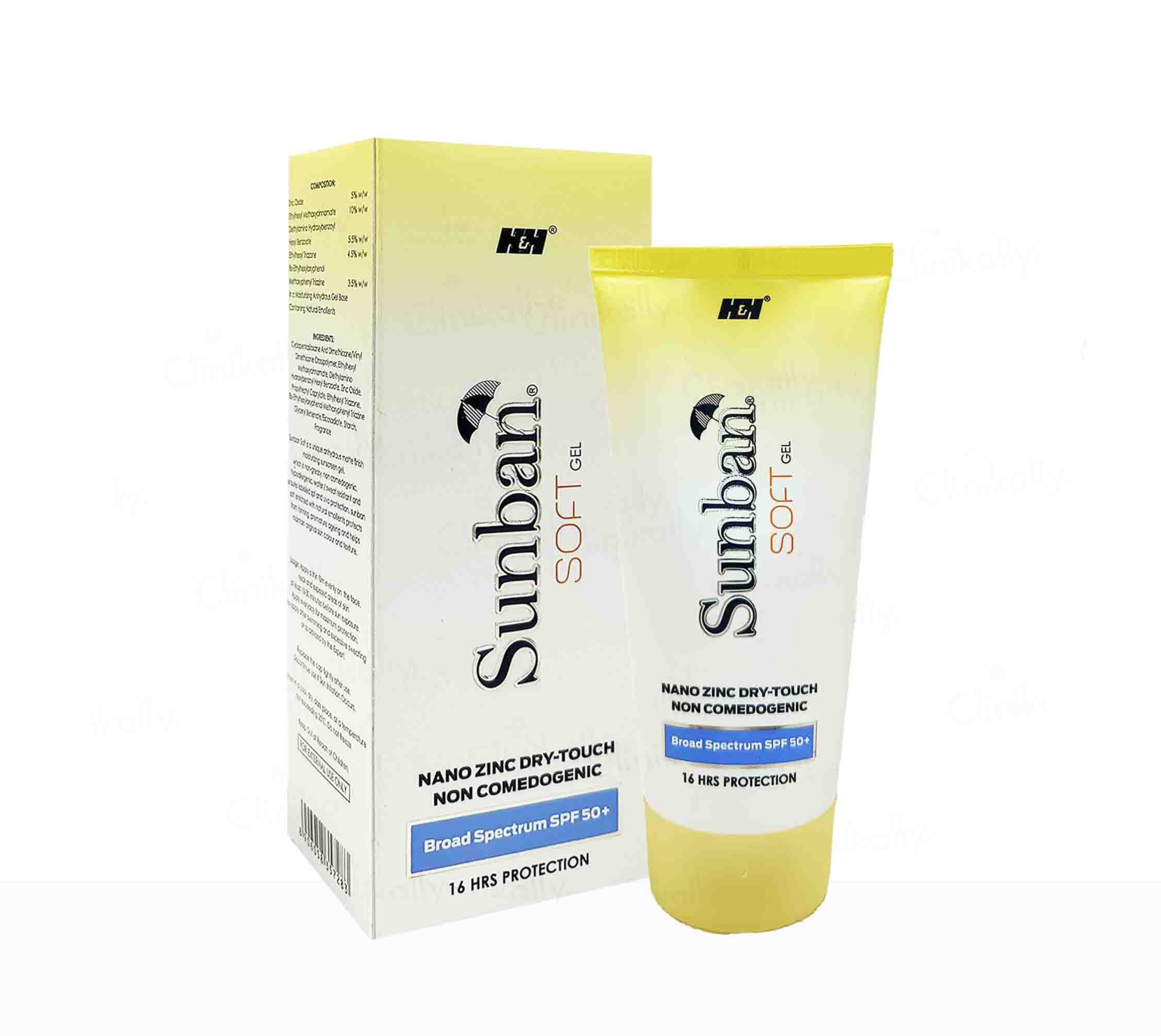 Sunban Soft Gel Nano Zinc Dry-Touch Sunscreen SPF 50+